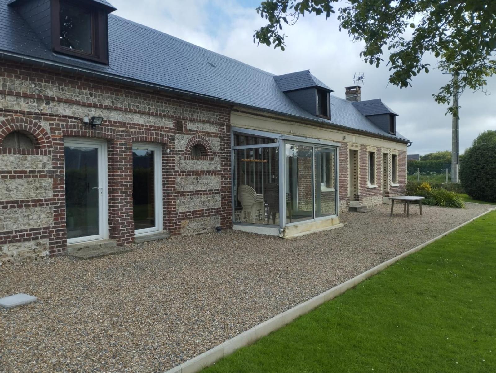 Villa Au Bon Cauchois à Anglesqueville-l'Esneval Extérieur photo